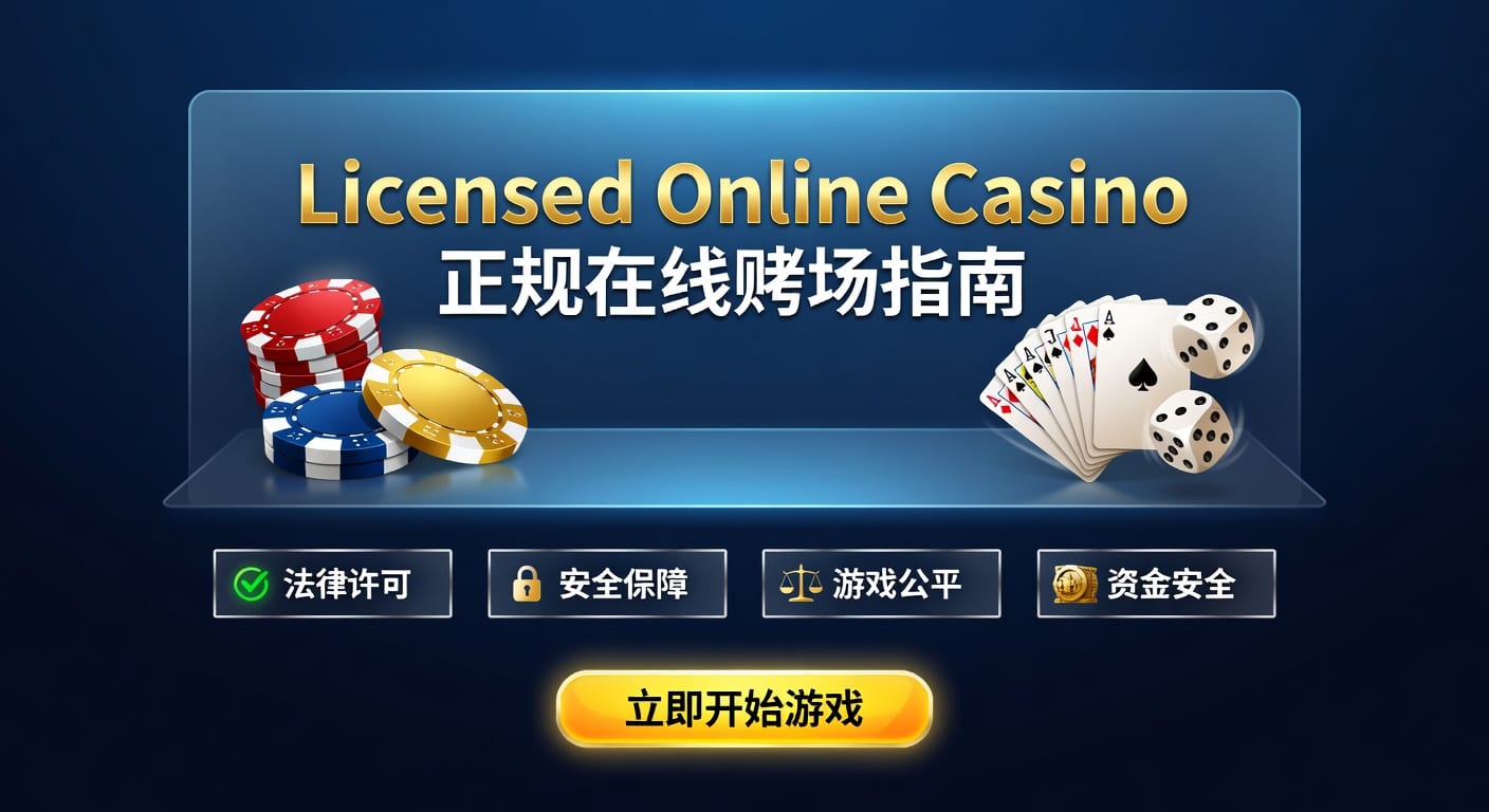正规在线赌场 licensed online casino 入门与识别指南