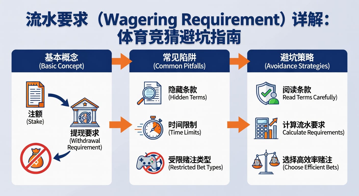 流水要求 sports wagering requirement：体育投注流水规则解析
