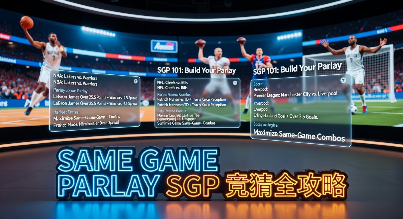 same game parlay SGP：2026年串关实战要点